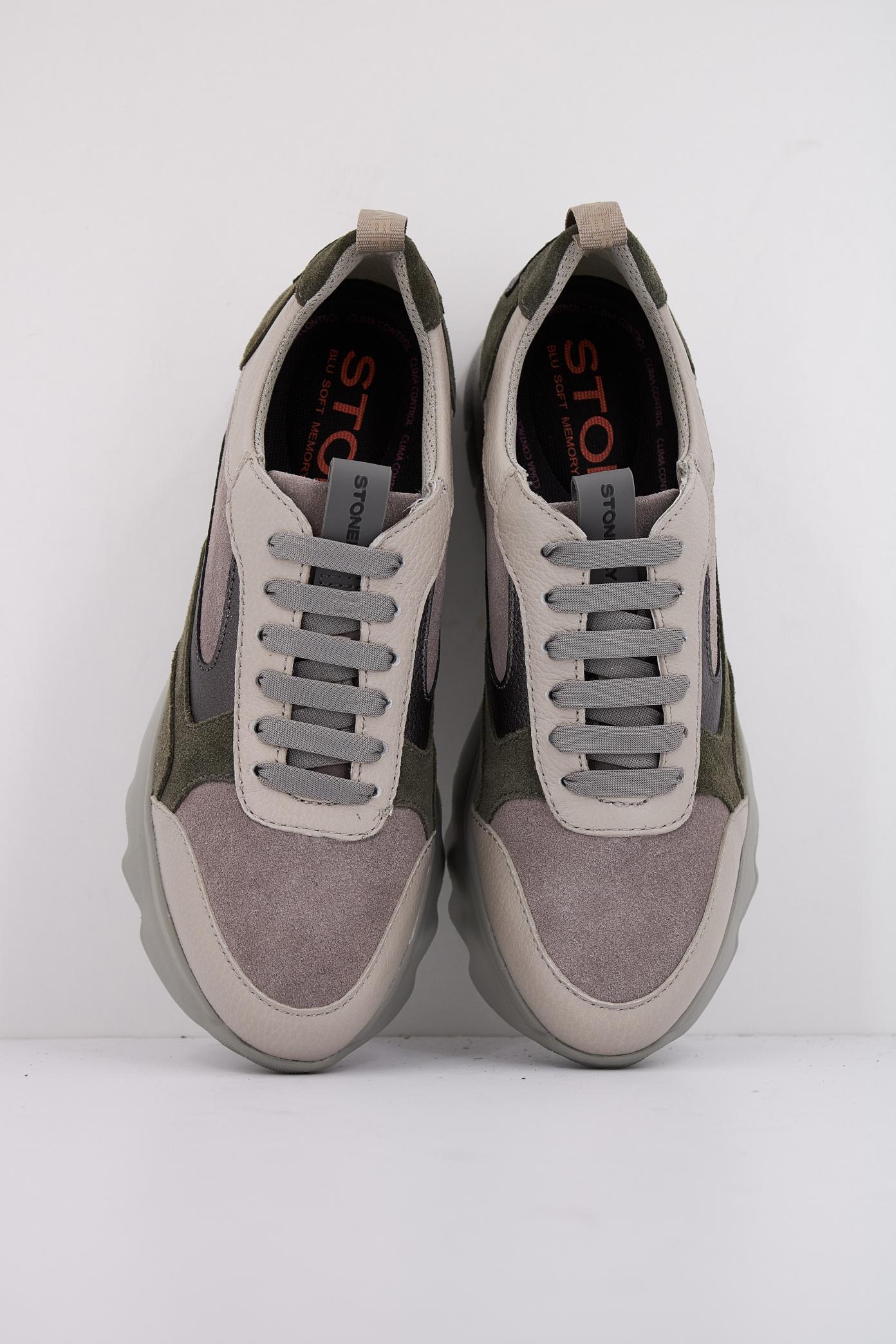 STONEFLY SPOCK VELOUR/NAPPA LTH en color GRIS (3)