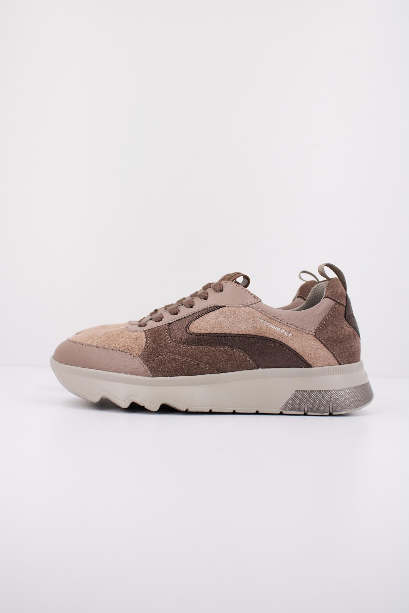 STONEFLY SPOCK VELOUR/NAPPA LTH en color MARRON (1)