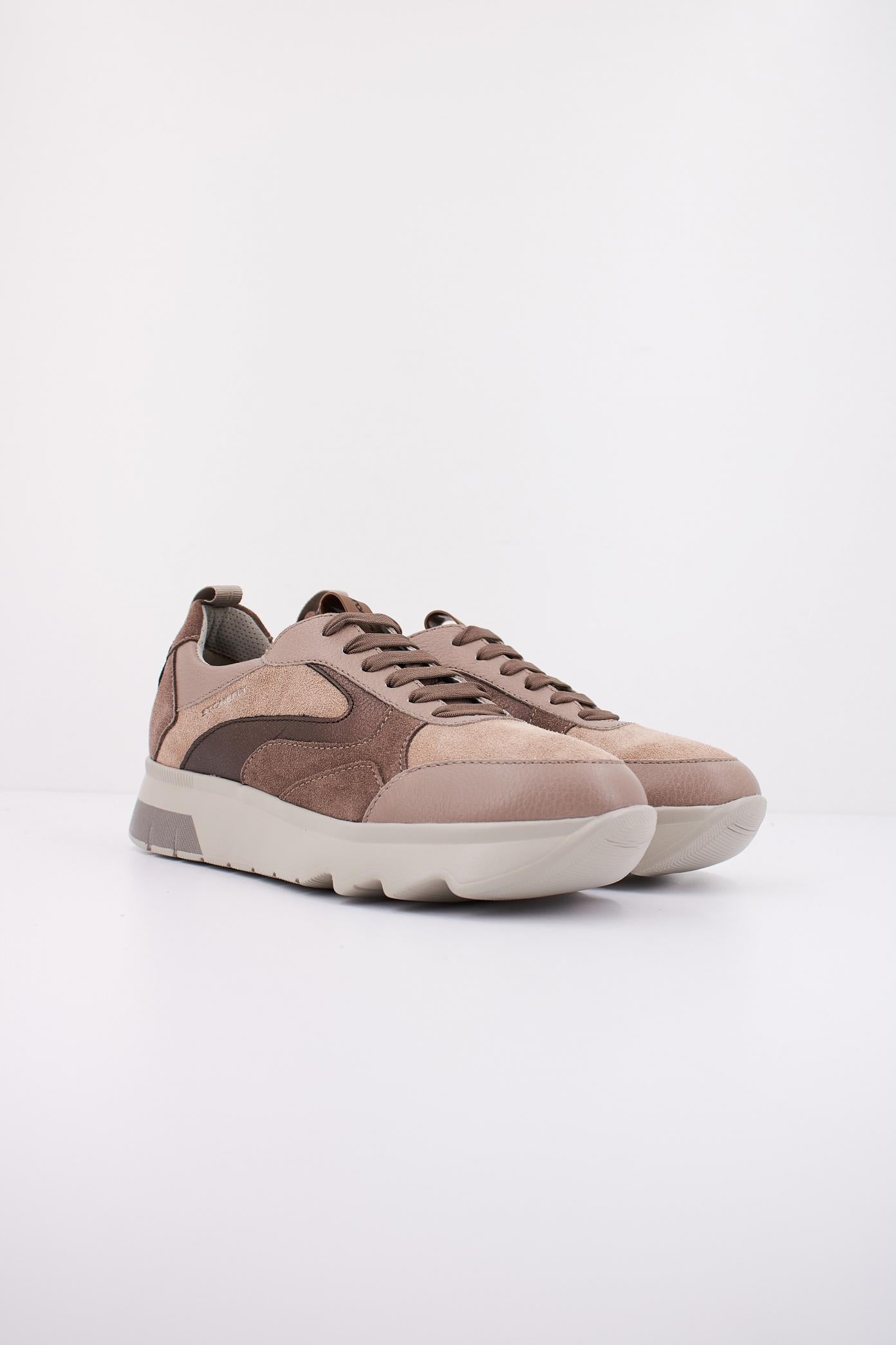STONEFLY SPOCK VELOUR/NAPPA LTH en color MARRON (2)
