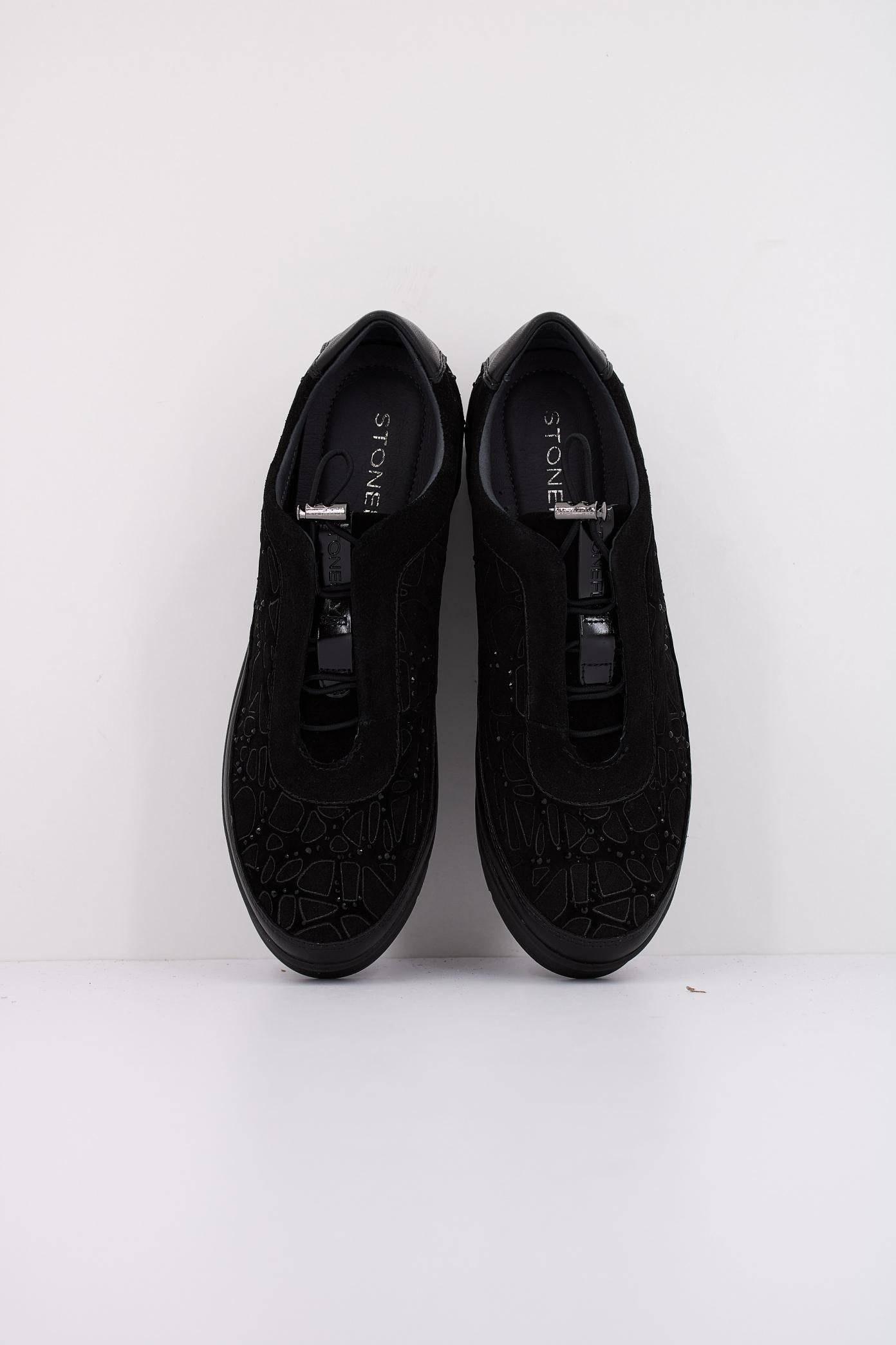 STONEFLY CREAM VELOUR/S NAPPA en color NEGRO (3)