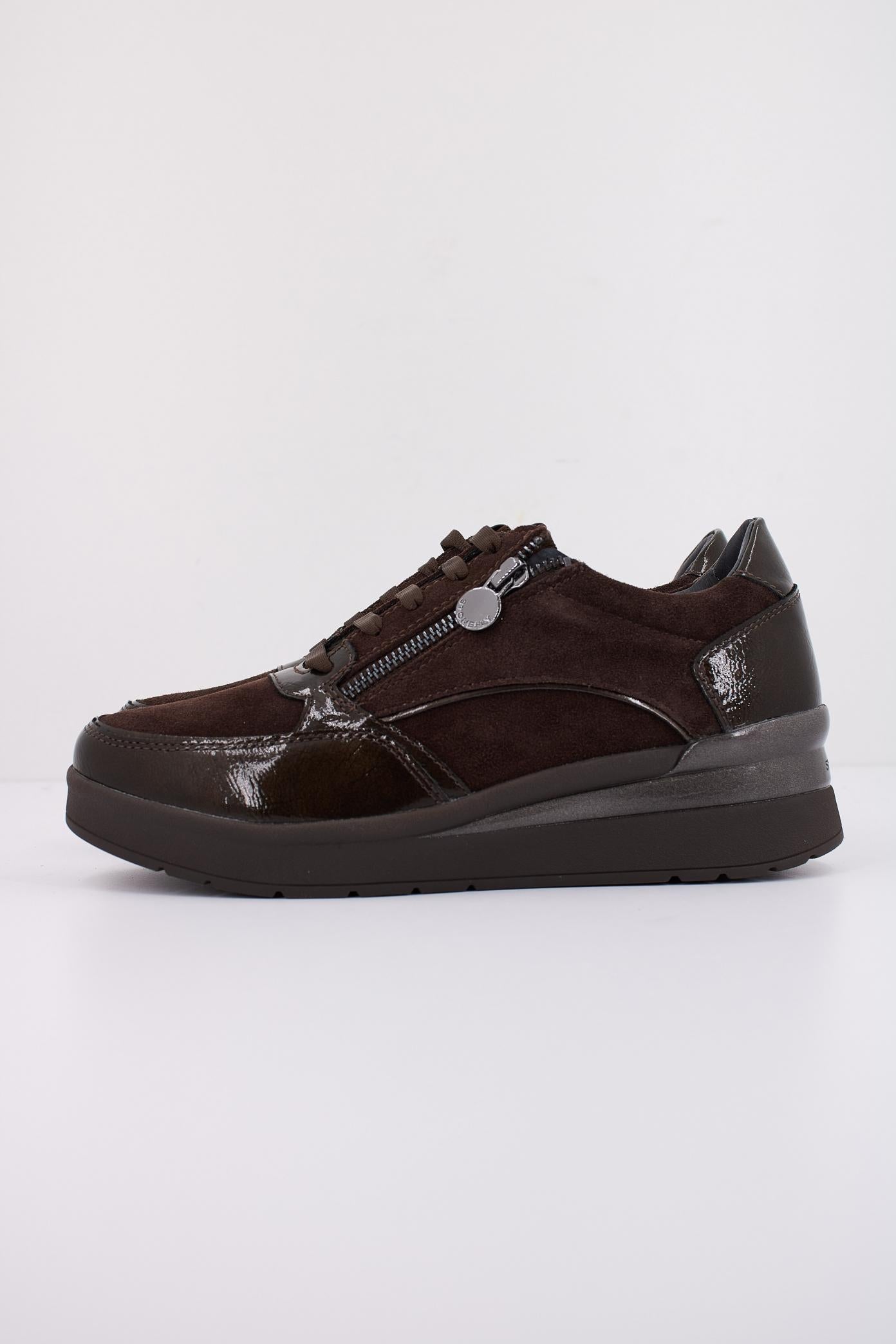 STONEFLY CREAM VELOUR/S PATENT en color MARRON (1)