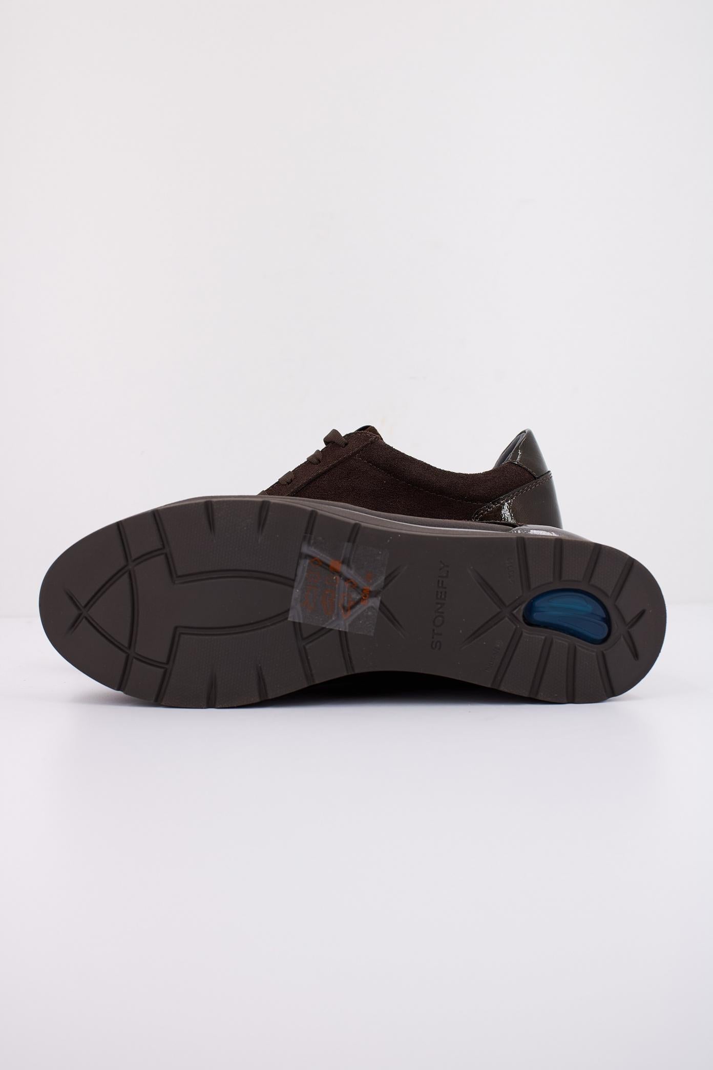 STONEFLY CREAM VELOUR/S PATENT en color MARRON (5)