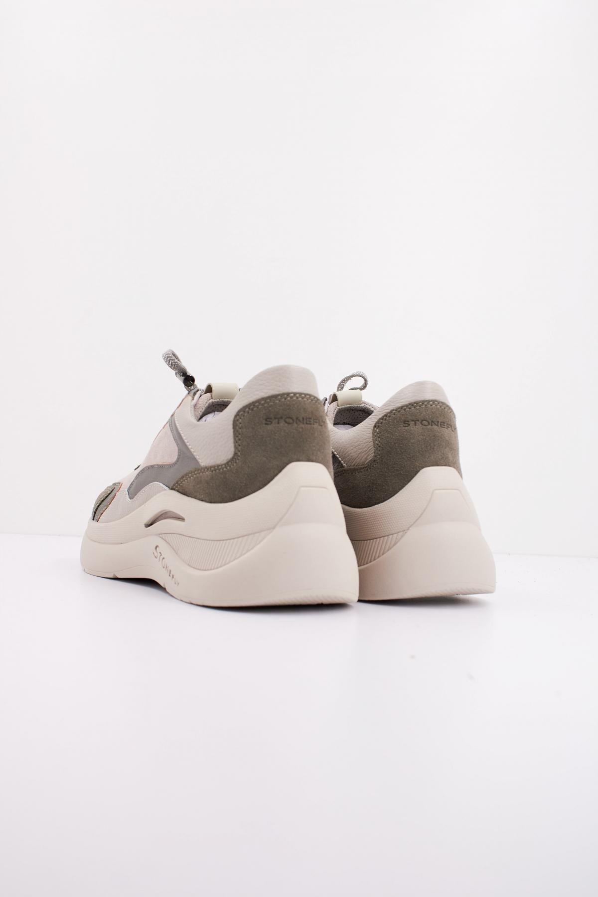 STONEFLY ROCHA VELOUR/EMBOSSED LAMINATED LTH en color GRIS (4)