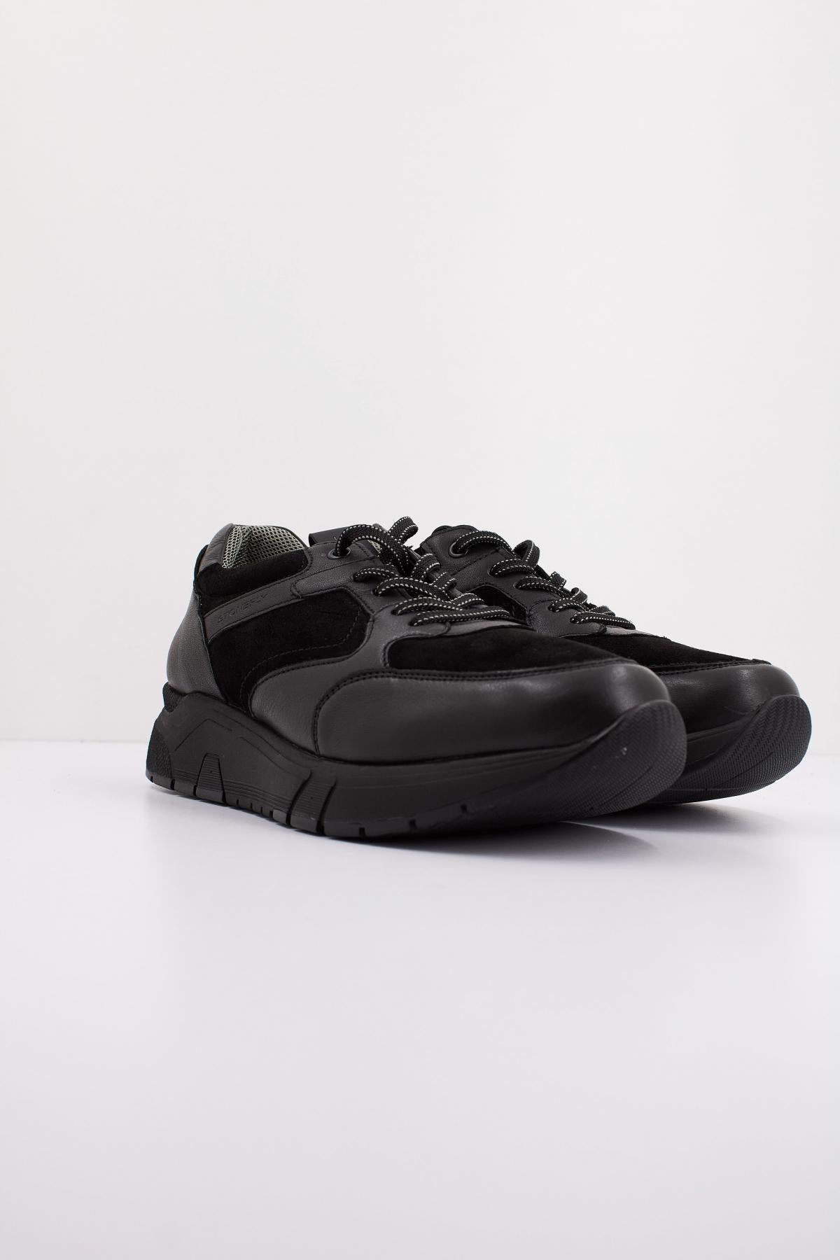 STONEFLY ACTION CALF LTH/VELOUR en color NEGRO (2)