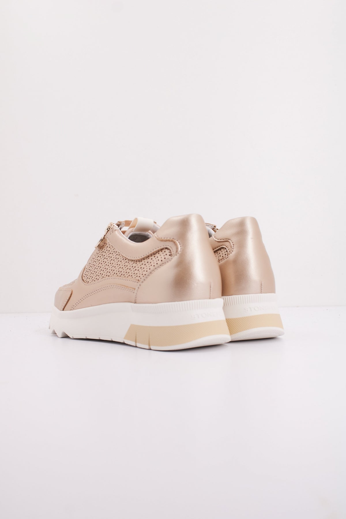 STONEFLY LAMINATED LTH TEX en color BRONCE (4)