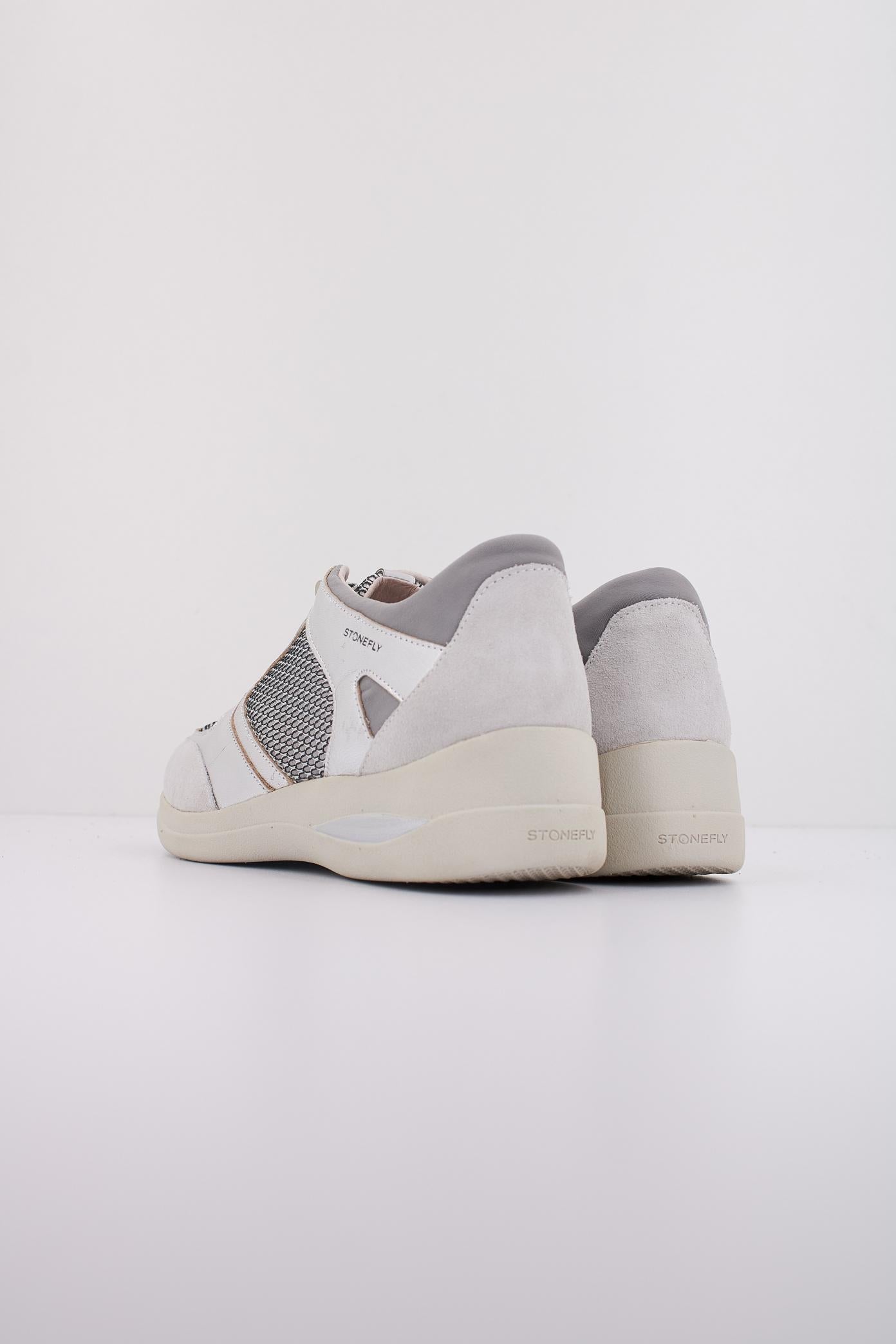 STONEFLY AURORA VELOUR/LAMINATED/ en color PLATA (4)