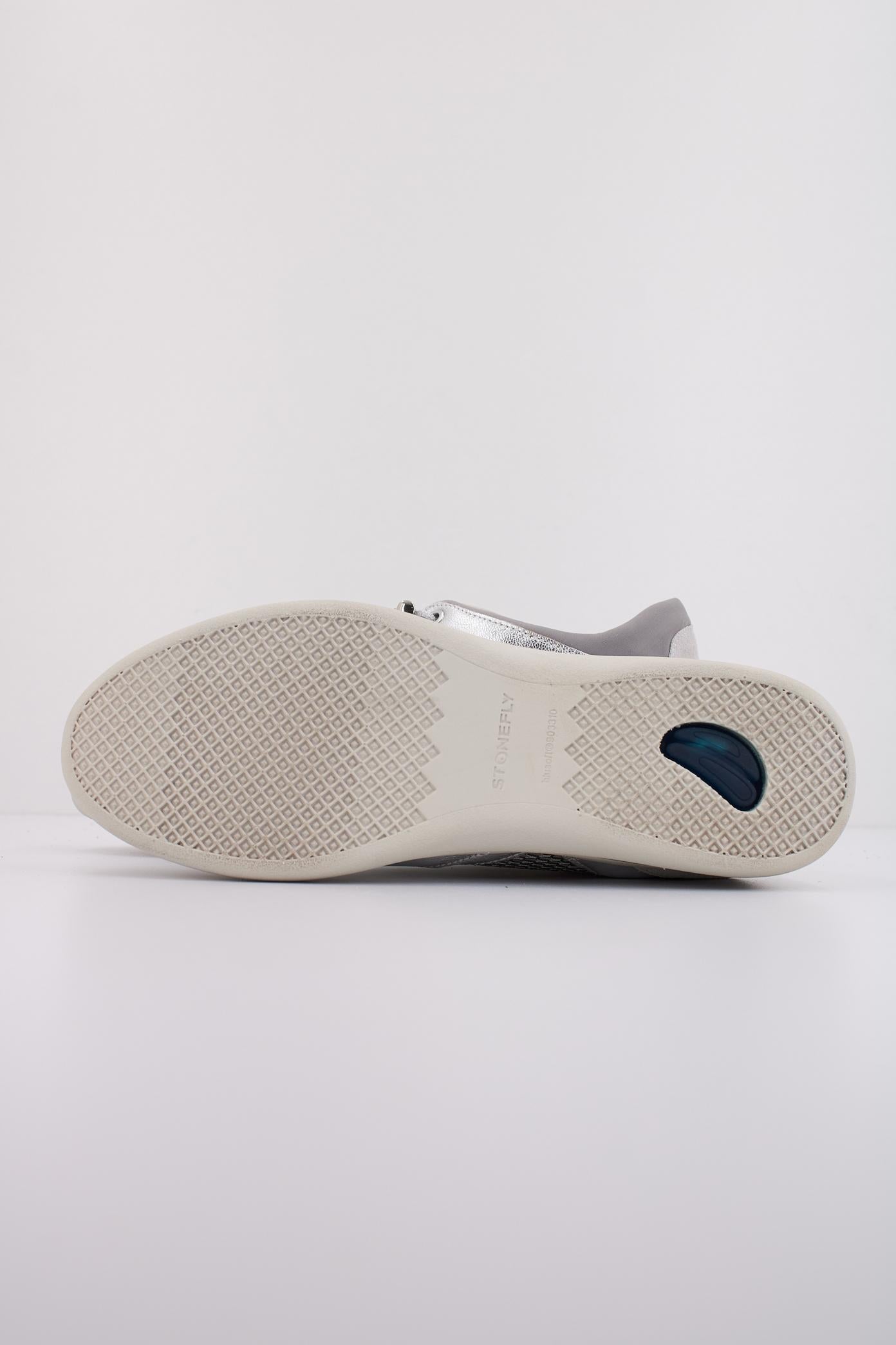STONEFLY AURORA VELOUR/LAMINATED/ en color PLATA (5)
