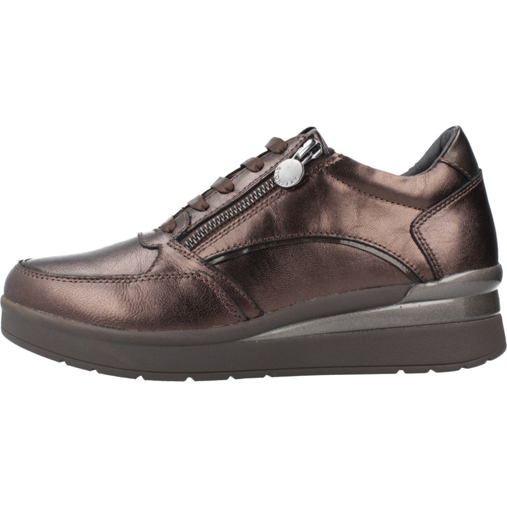 STONEFLY CREAM ZIP LAMINATED en color BRONCE (2)
