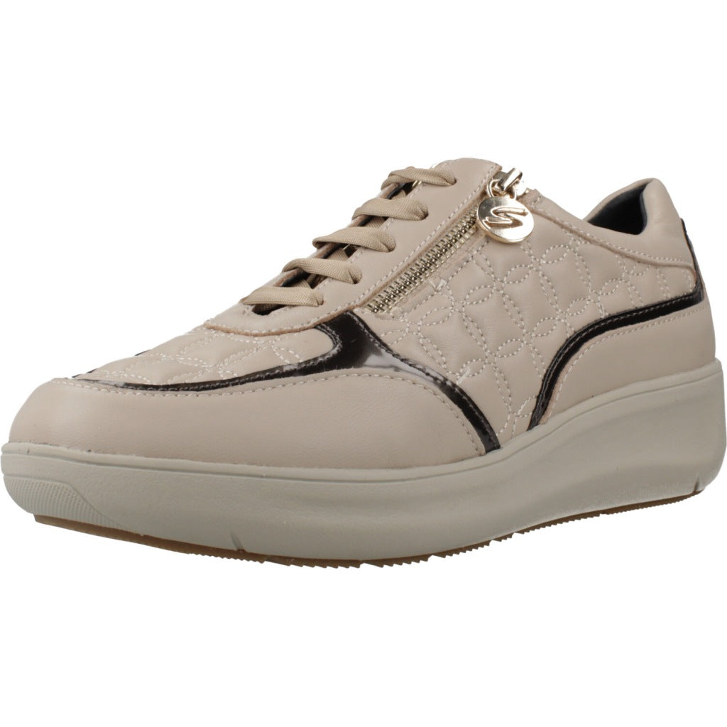 STONEFLY ROCK ZIP NAP MATELASSE en color BEIS (1)