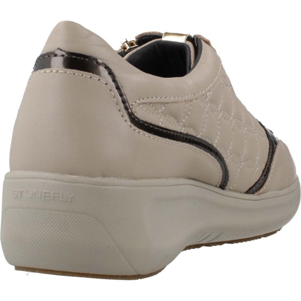 STONEFLY ROCK ZIP NAP MATELASSE en color BEIS (3)
