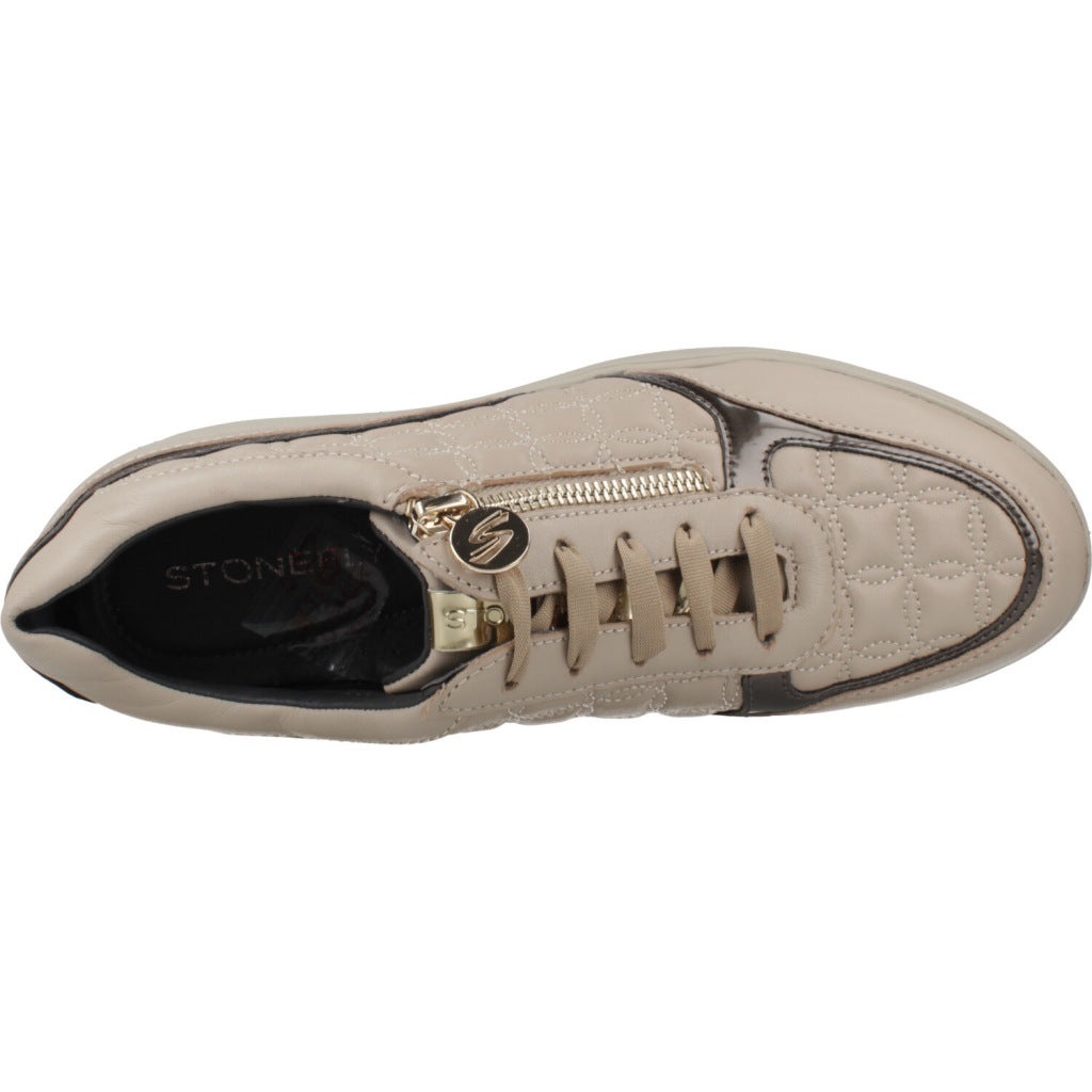 STONEFLY ROCK ZIP NAP MATELASSE en color BEIS (7)