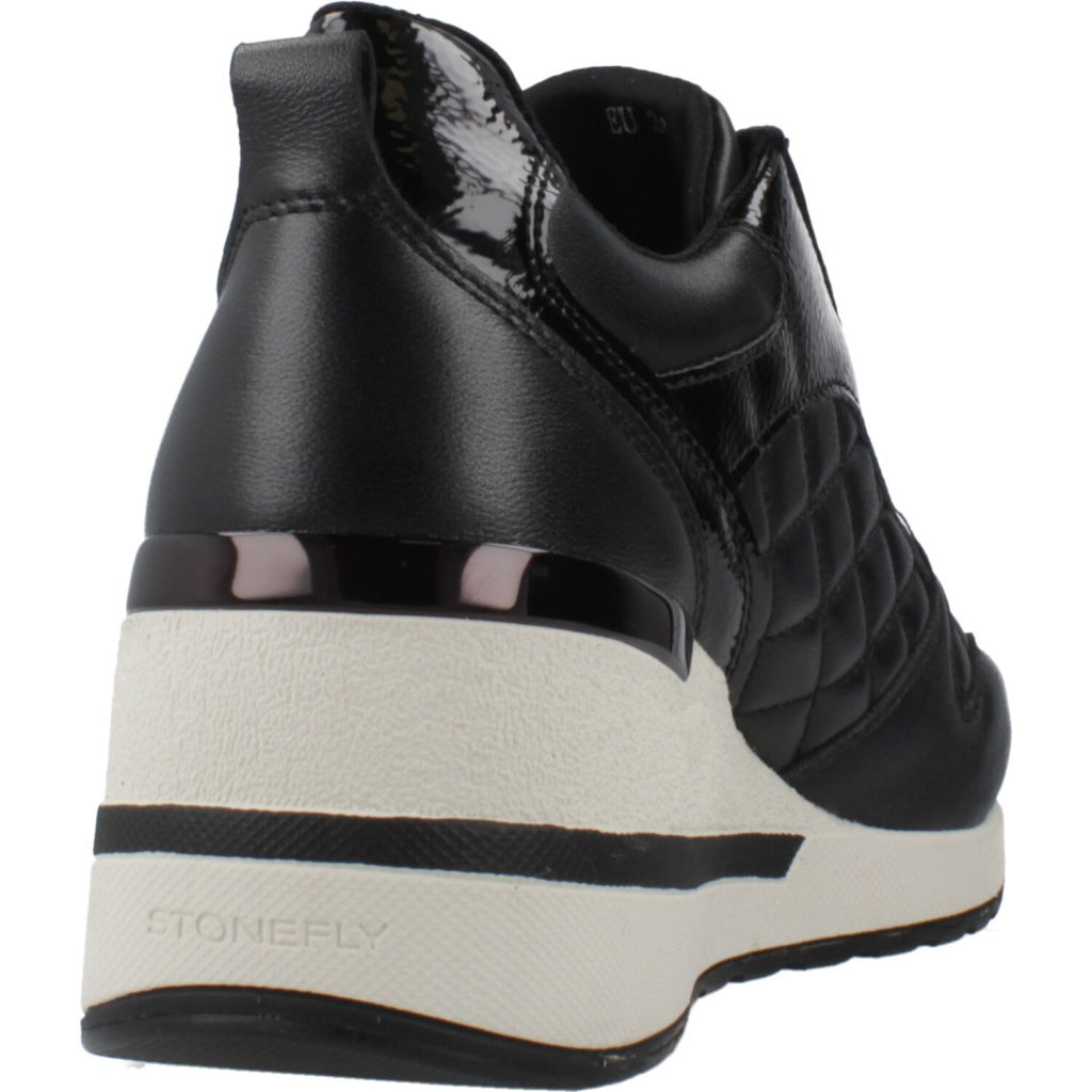 STONEFLY MINA ZIP NAP en color NEGRO (3)