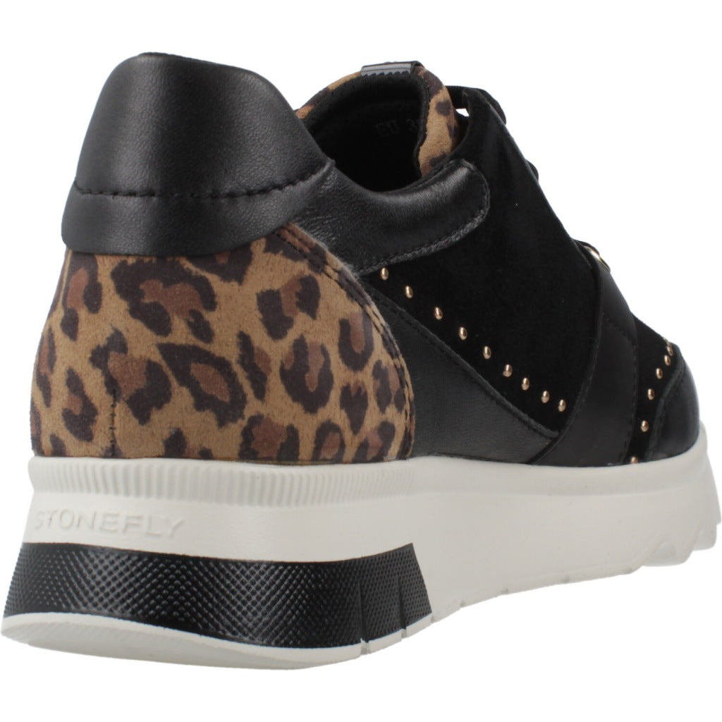 STONEFLY SPOCK ZIP SUE NAP STUDS en color NEGRO (3)