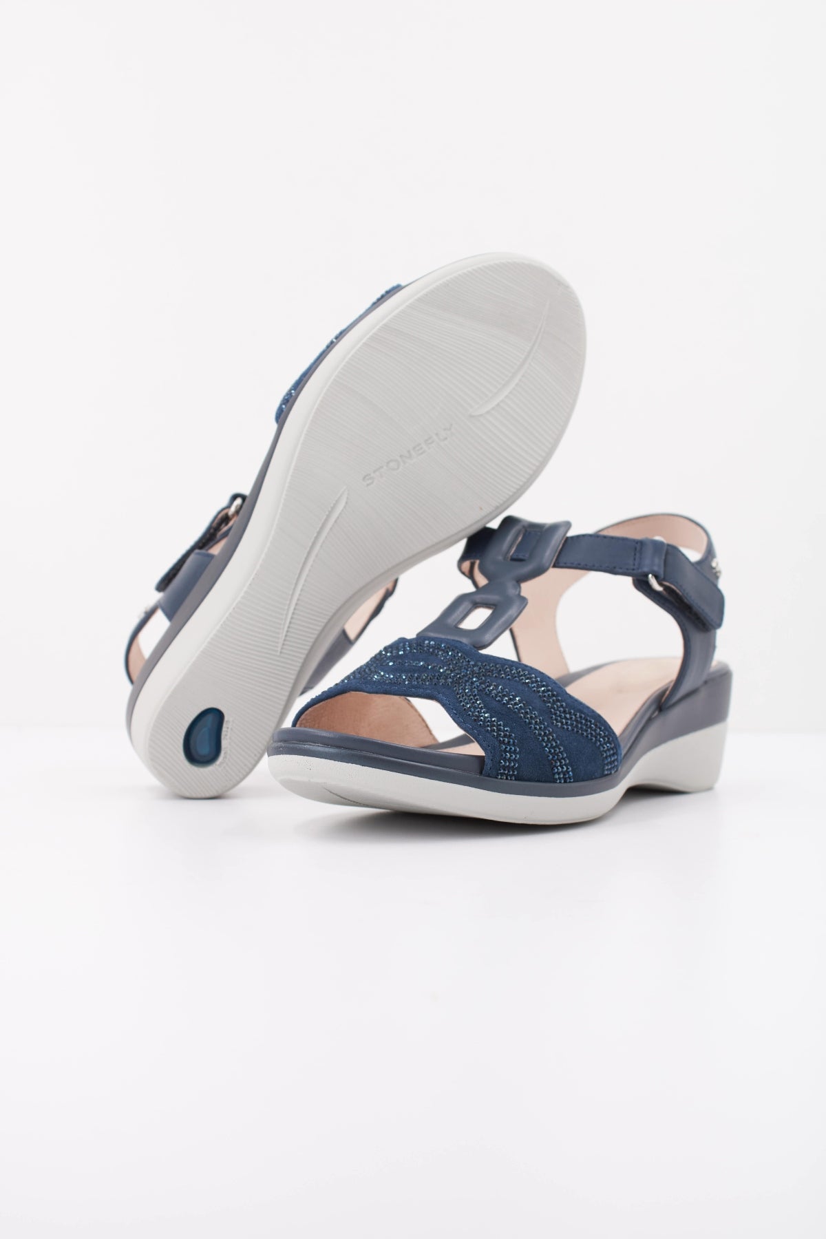 STONEFLY VANITY III NAPPA LTH GOA en color AZUL (5)