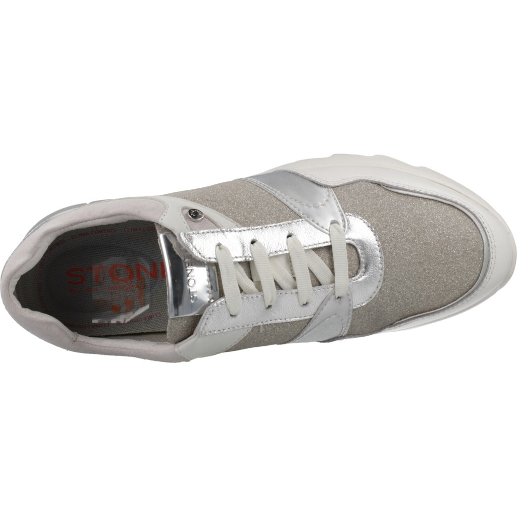 STONEFLY SPOCK GLITTER TEX NAPPA en color GRIS (7)