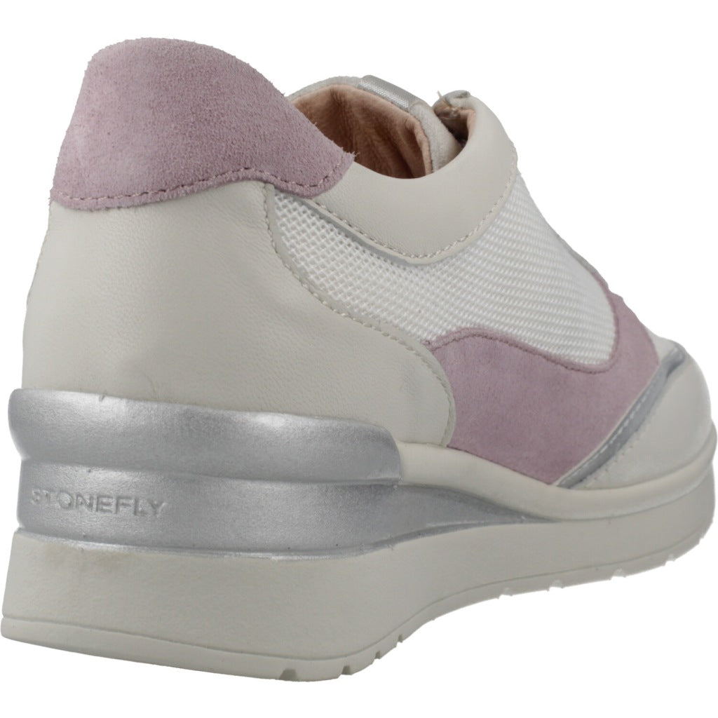 STONEFLY CREAM NAPPA TEX en color BLANCO (3)
