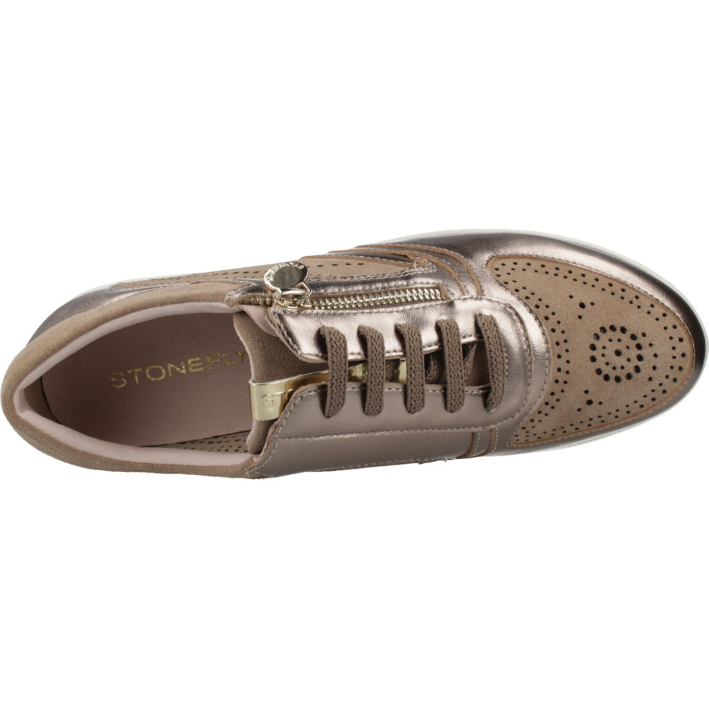 STONEFLY PASEO IV LAMINATED LTH V en color MARRON (7)