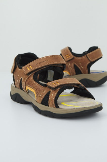 STONEFLY MARK LEATHER en color MARRON (1)