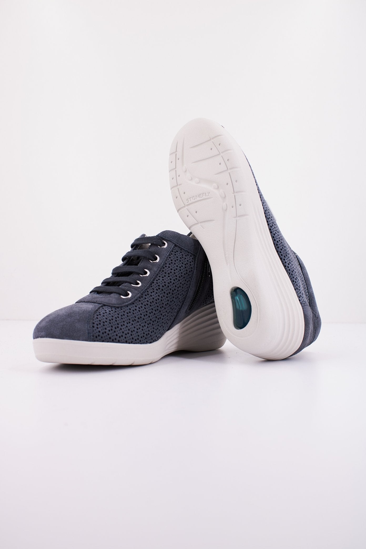 STONEFLY EASY BIS VELOUR en color AZUL (4)