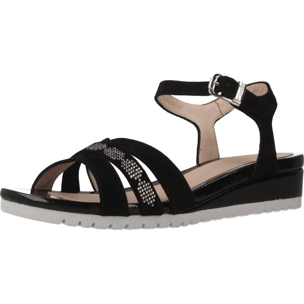 STONEFLY CHER GOAT SUEDE en color NEGRO (1)