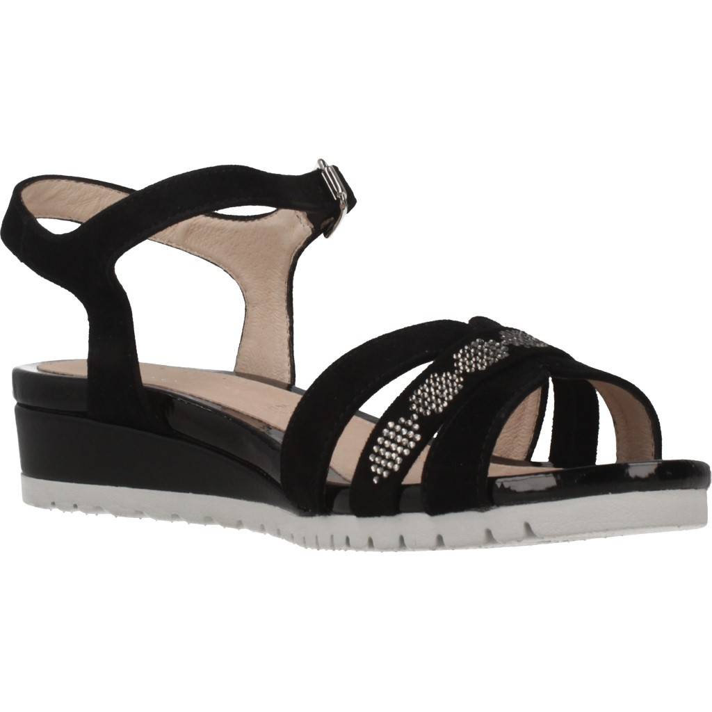 STONEFLY CHER GOAT SUEDE en color NEGRO (5)
