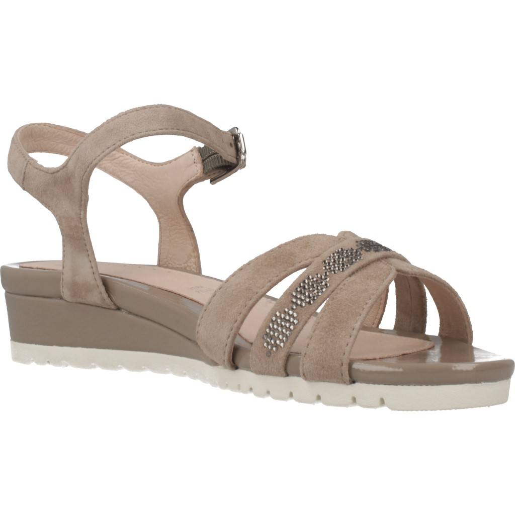 STONEFLY CHER GOAT SUEDE en color MARRON CLARO (5)