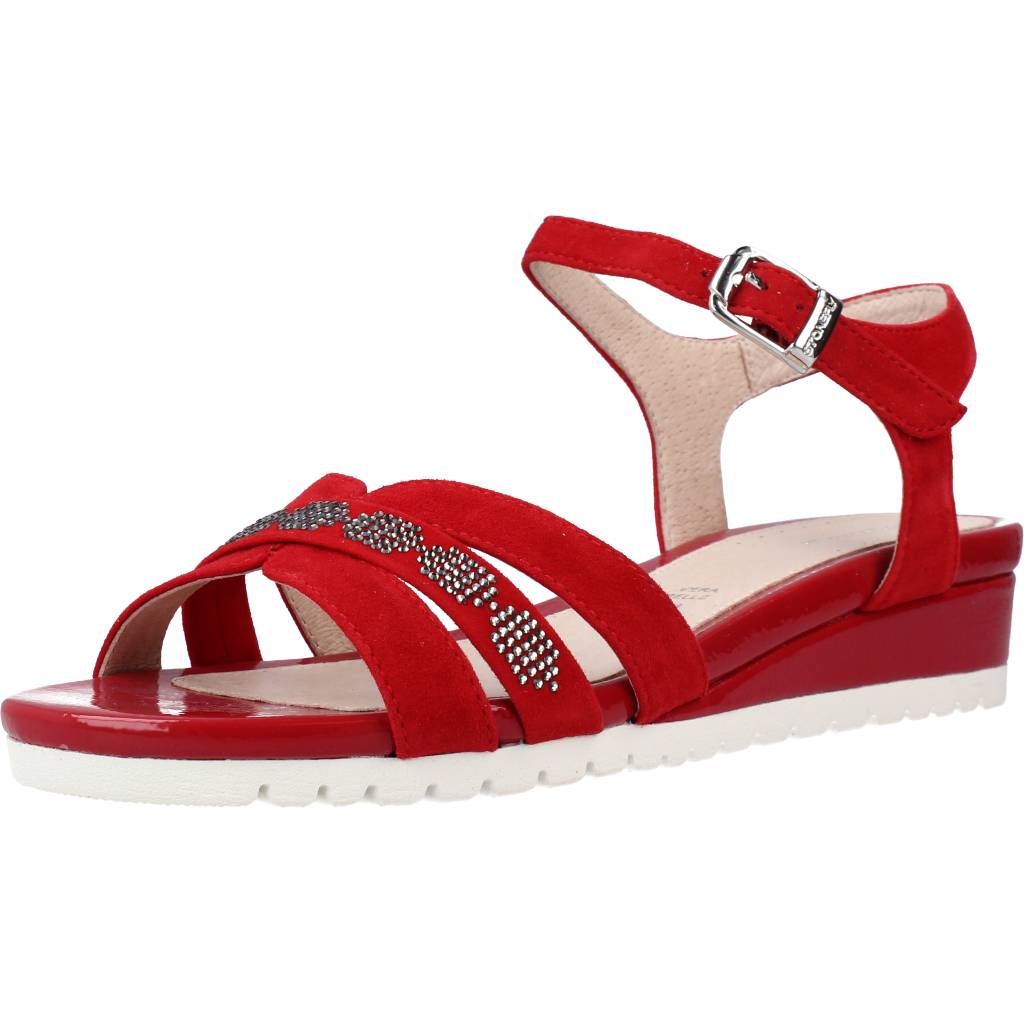 STONEFLY CHER GOAT SUEDE en color ROJO (1)