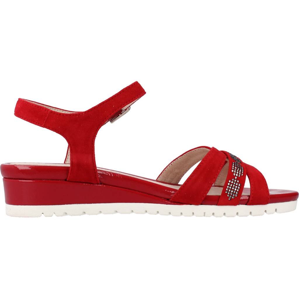 STONEFLY CHER GOAT SUEDE en color ROJO (4)