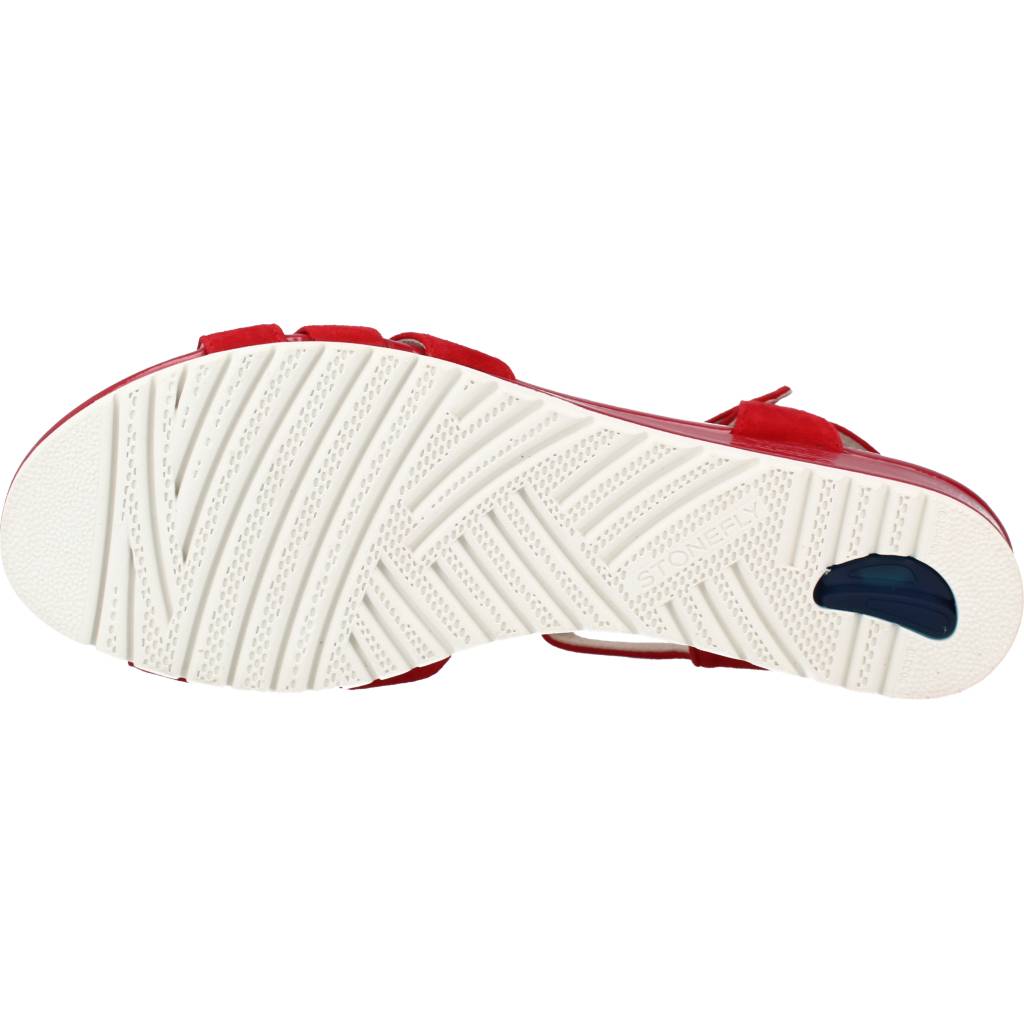 STONEFLY CHER GOAT SUEDE en color ROJO (6)