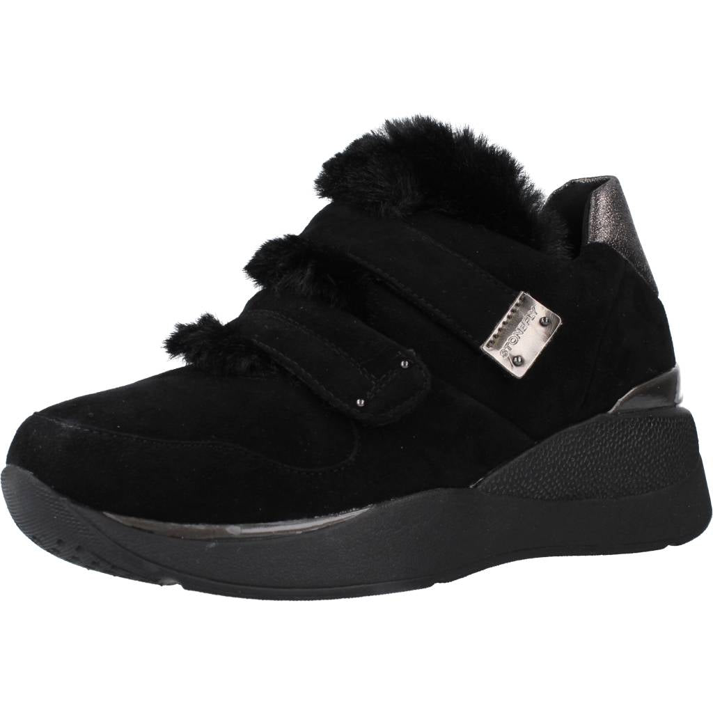 STONEFLY BOMBER II WASHED VELOUR en color NEGRO (1)