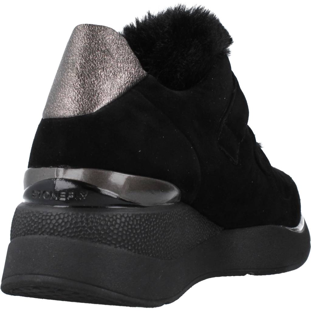 STONEFLY BOMBER II WASHED VELOUR en color NEGRO (3)