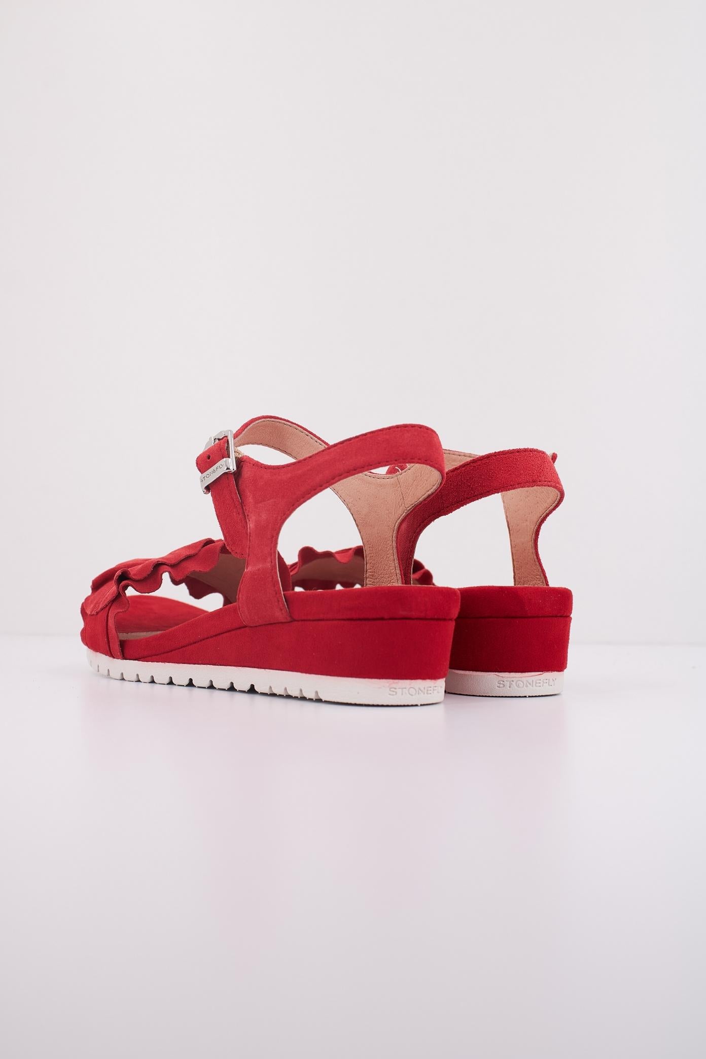 STONEFLY CHER VELOUR en color ROJO (4)