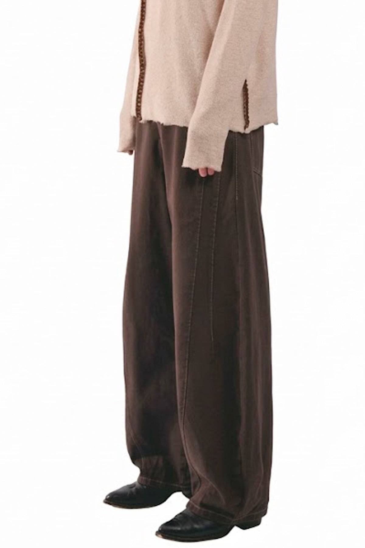 DAVIDE CECCARELLI TEXASDC PANTALON TEXAS en color MARRON (3)