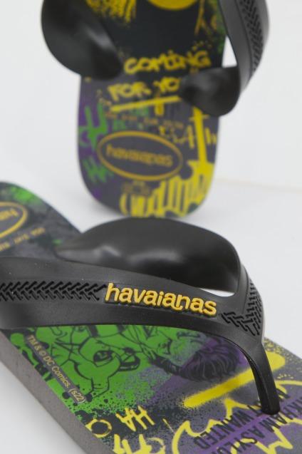 HAVAIANAS KIDS MAX HEROIS en color NEGRO (4)