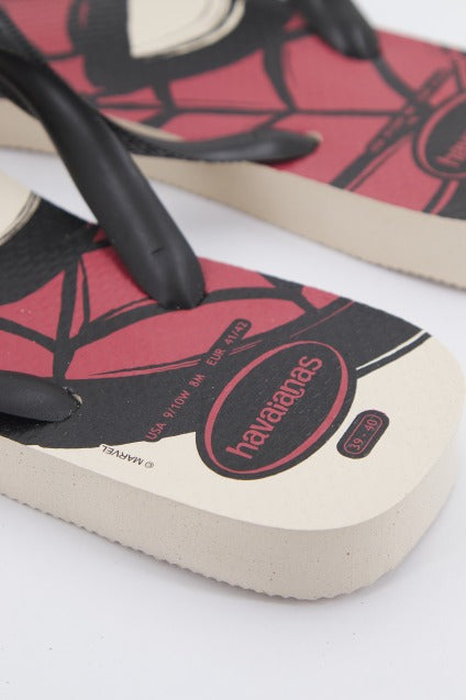 HAVAIANAS TOP MARVEL LOGOMANIA en color BEIS (4)