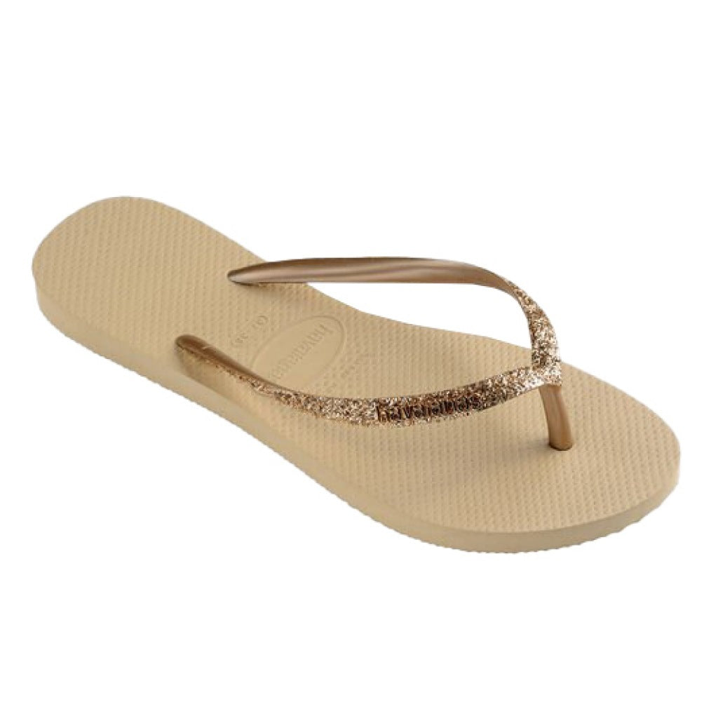 HAVAIANAS SLIM GLITTER II en color MARRON (5)