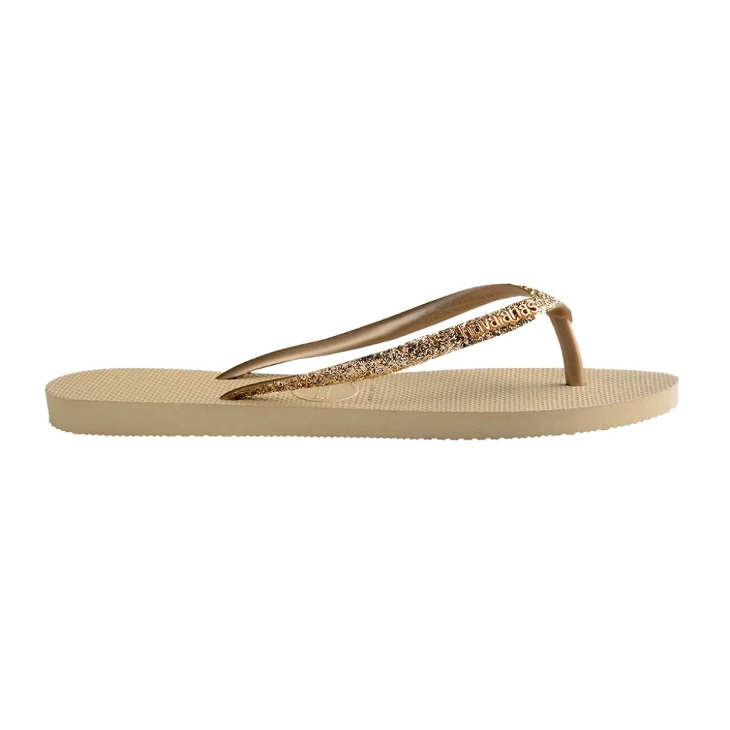 HAVAIANAS SLIM GLITTER II en color MARRON (6)