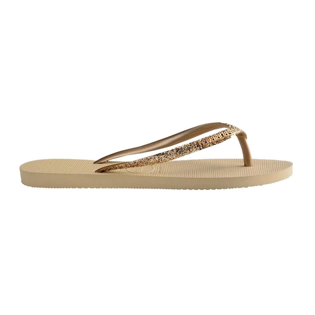 HAVAIANAS SLIM GLITTER II en color MARRON (6)