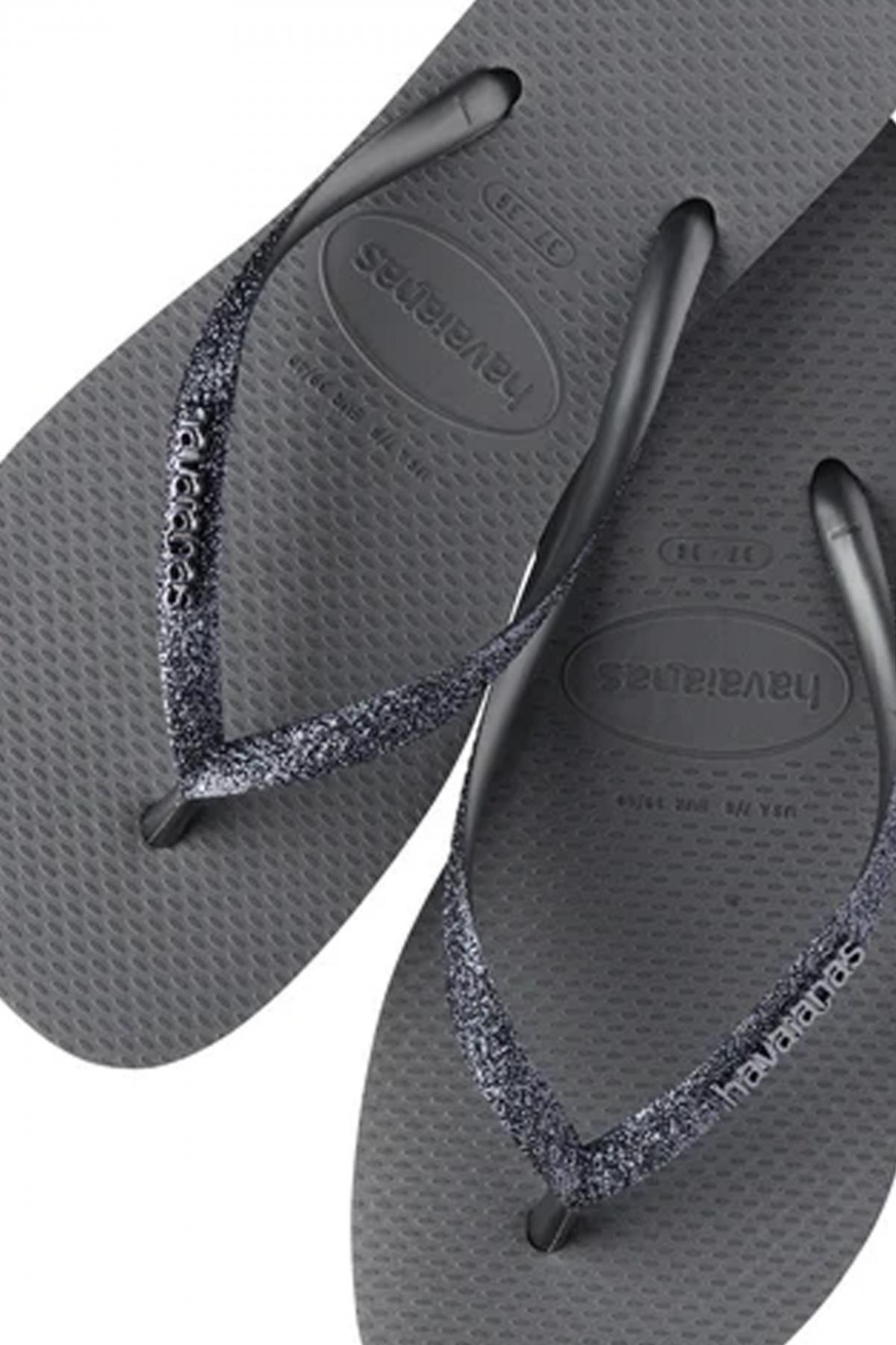 HAVAIANAS SLIM GLITTER II en color GRIS (5)