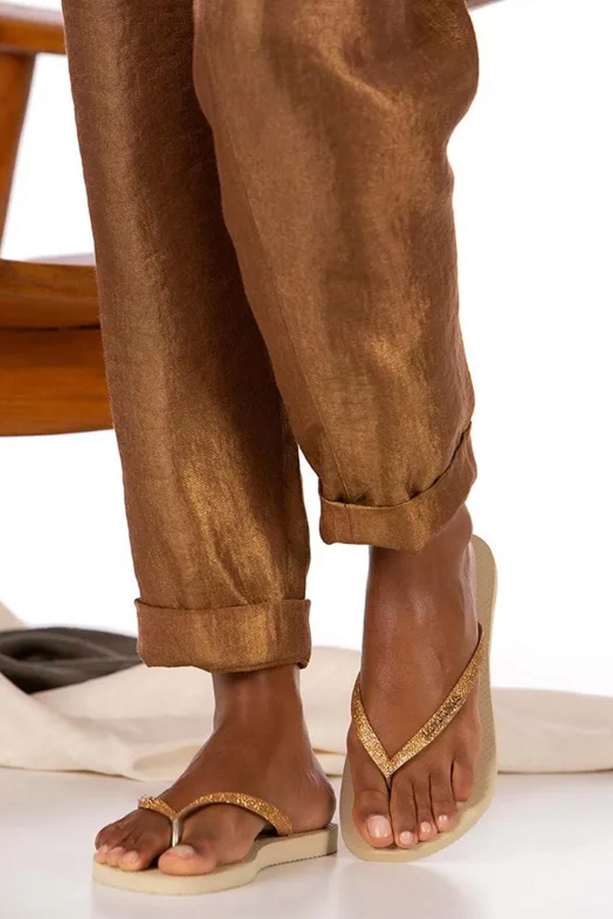 HAVAIANAS SLIM GLITTER II en color MARRON (3)