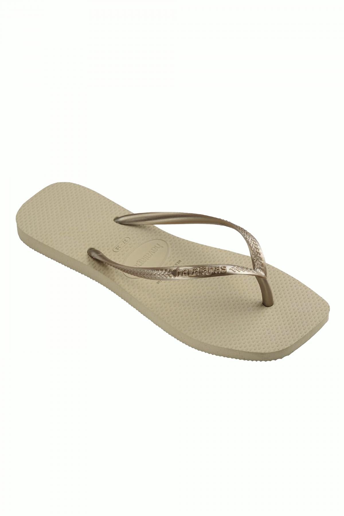 HAVAIANAS SQUARE en color BRONCE (2)