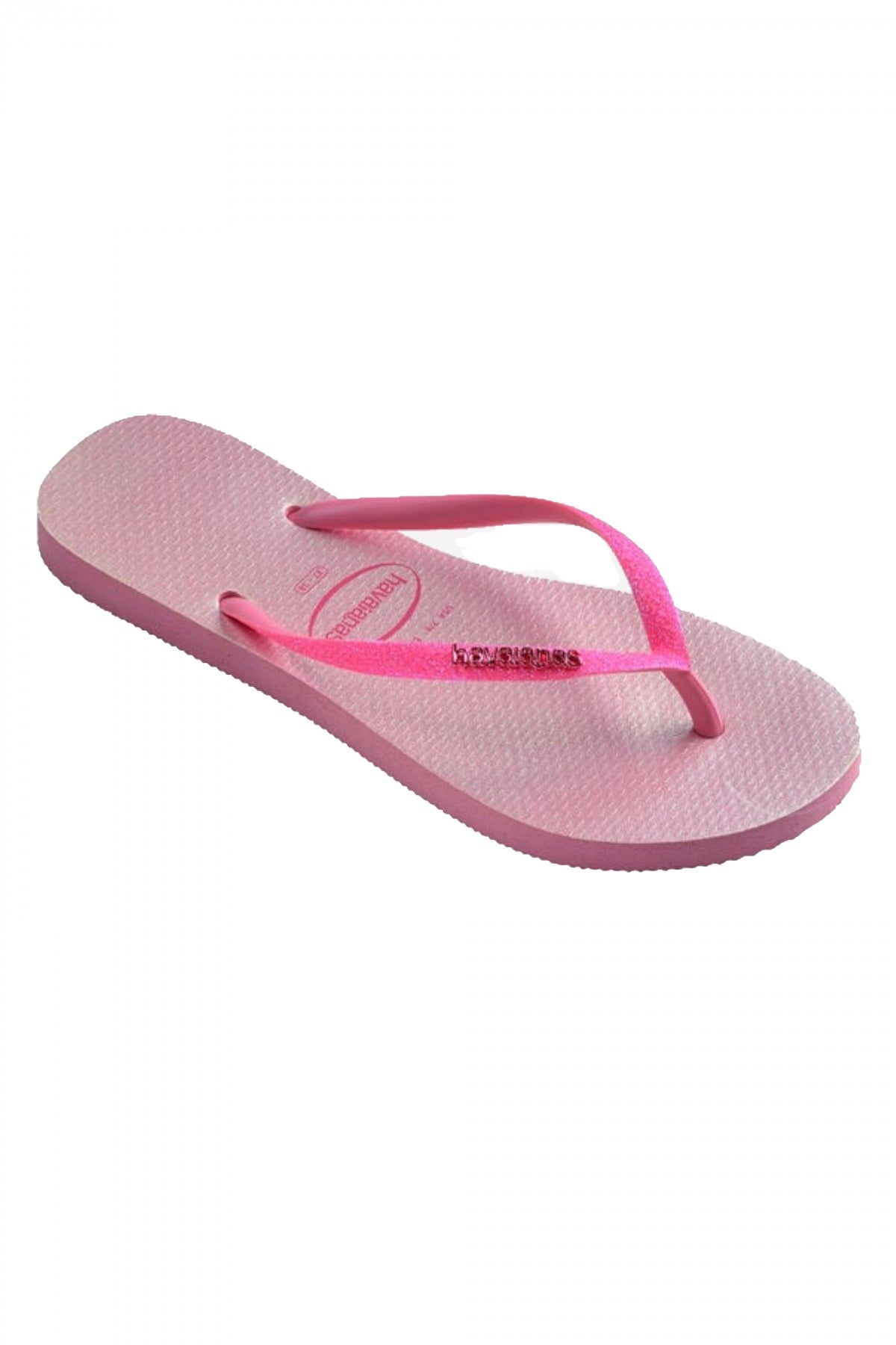 HAVAIANAS SLIM GLITTER IRIDESCE en color ROSA (3)