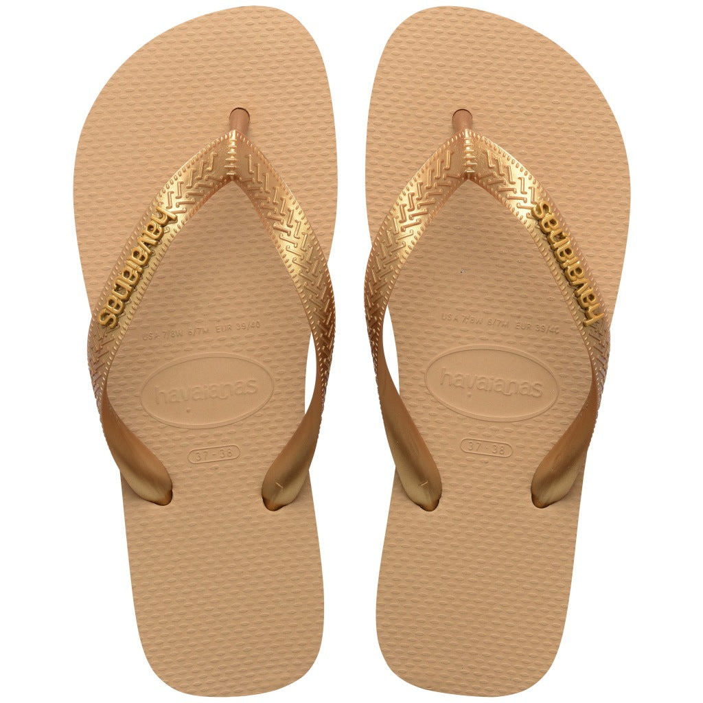 HAVAIANAS H en color ORO (3)