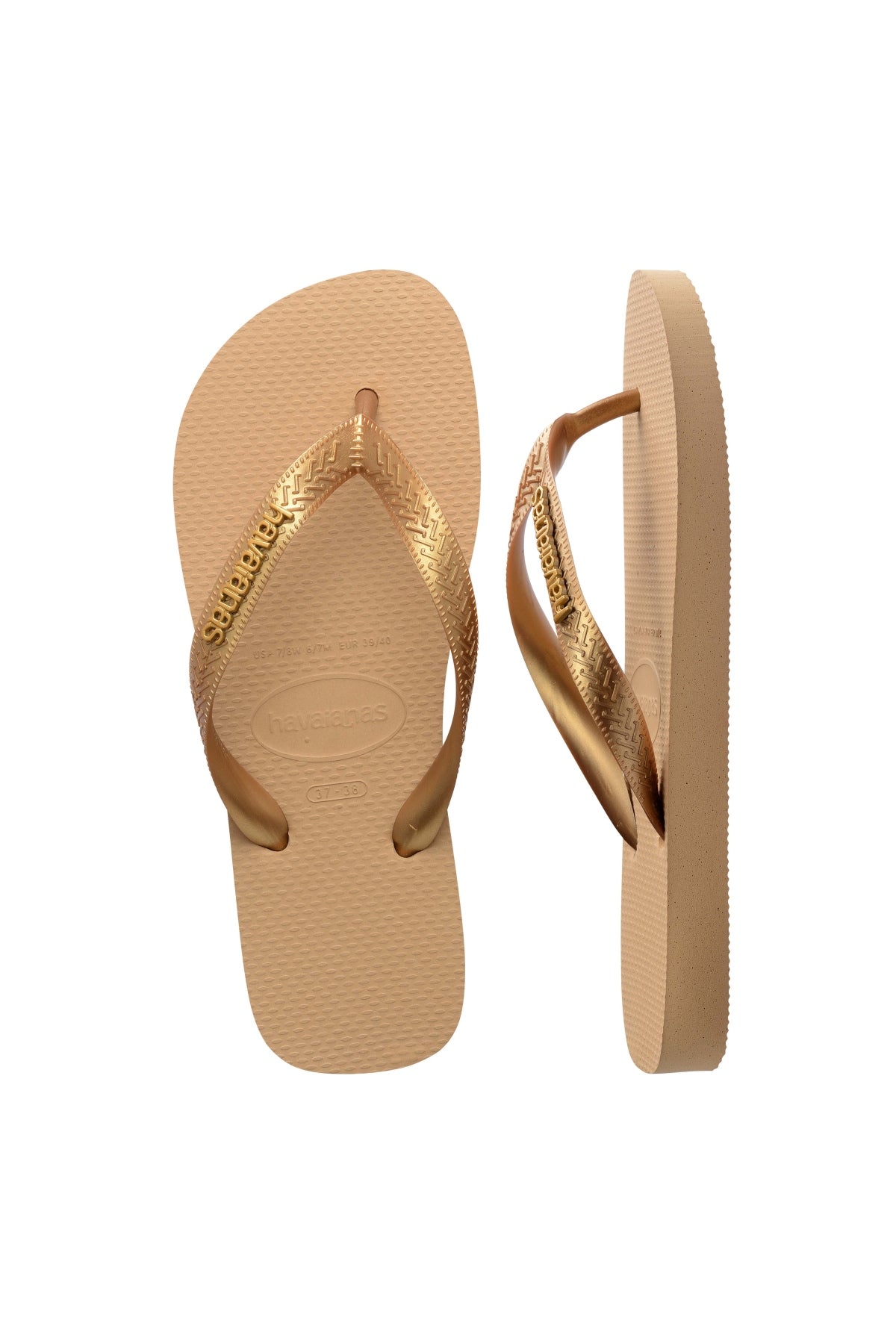 HAVAIANAS H en color ORO (3)