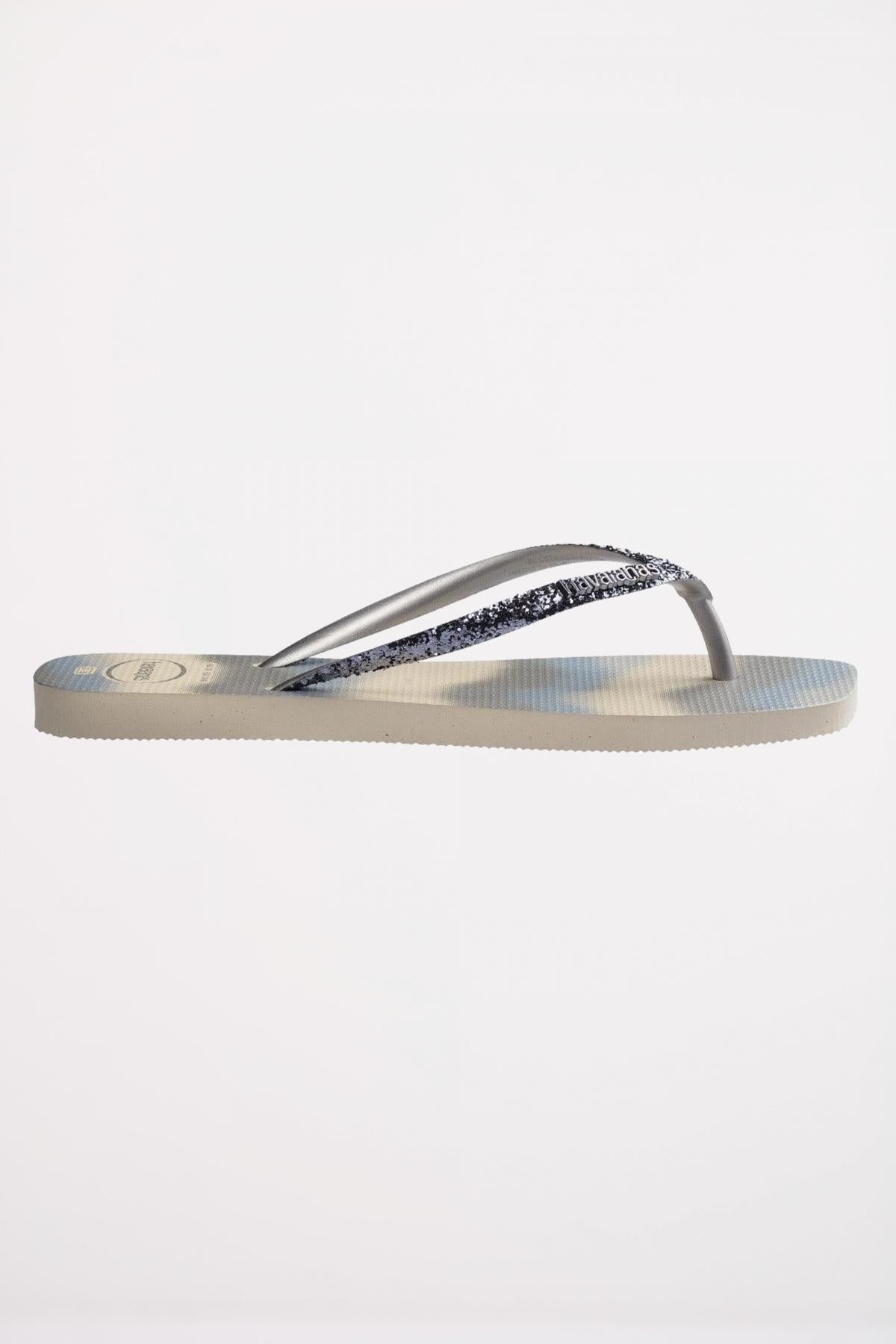 HAVAIANAS  SLIM SQUARE GLITTER en color ROSA  (3)