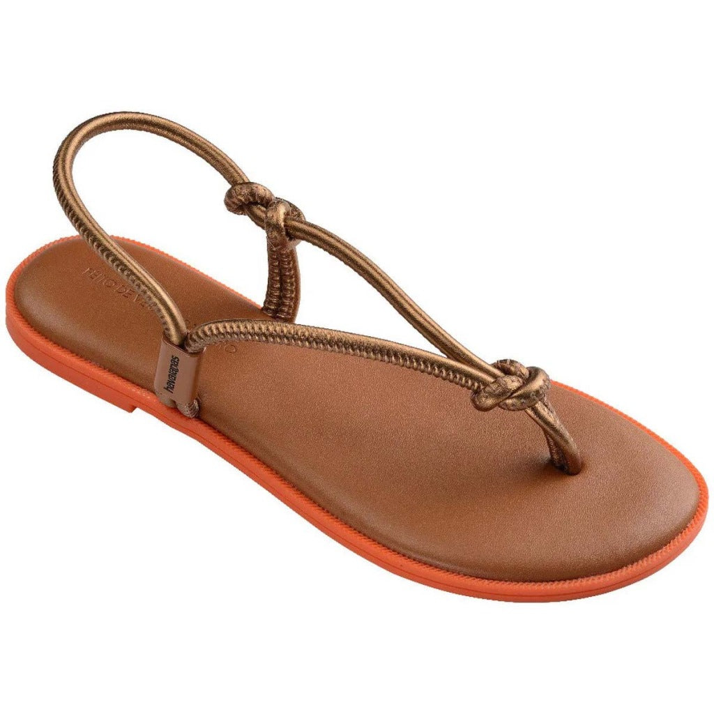 HAVAIANAS UNA ACAI en color MARRON (1)