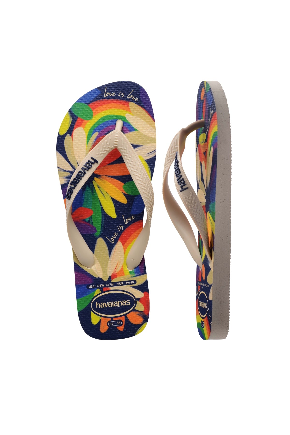 HAVAIANAS HAV. TOP PRIDE SS en color BEIS (3)