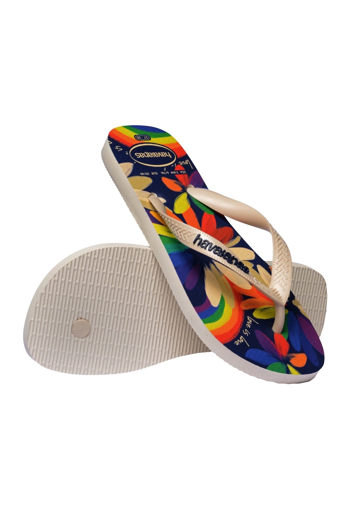 HAVAIANAS HAV. TOP PRIDE SS en color BEIS (4)