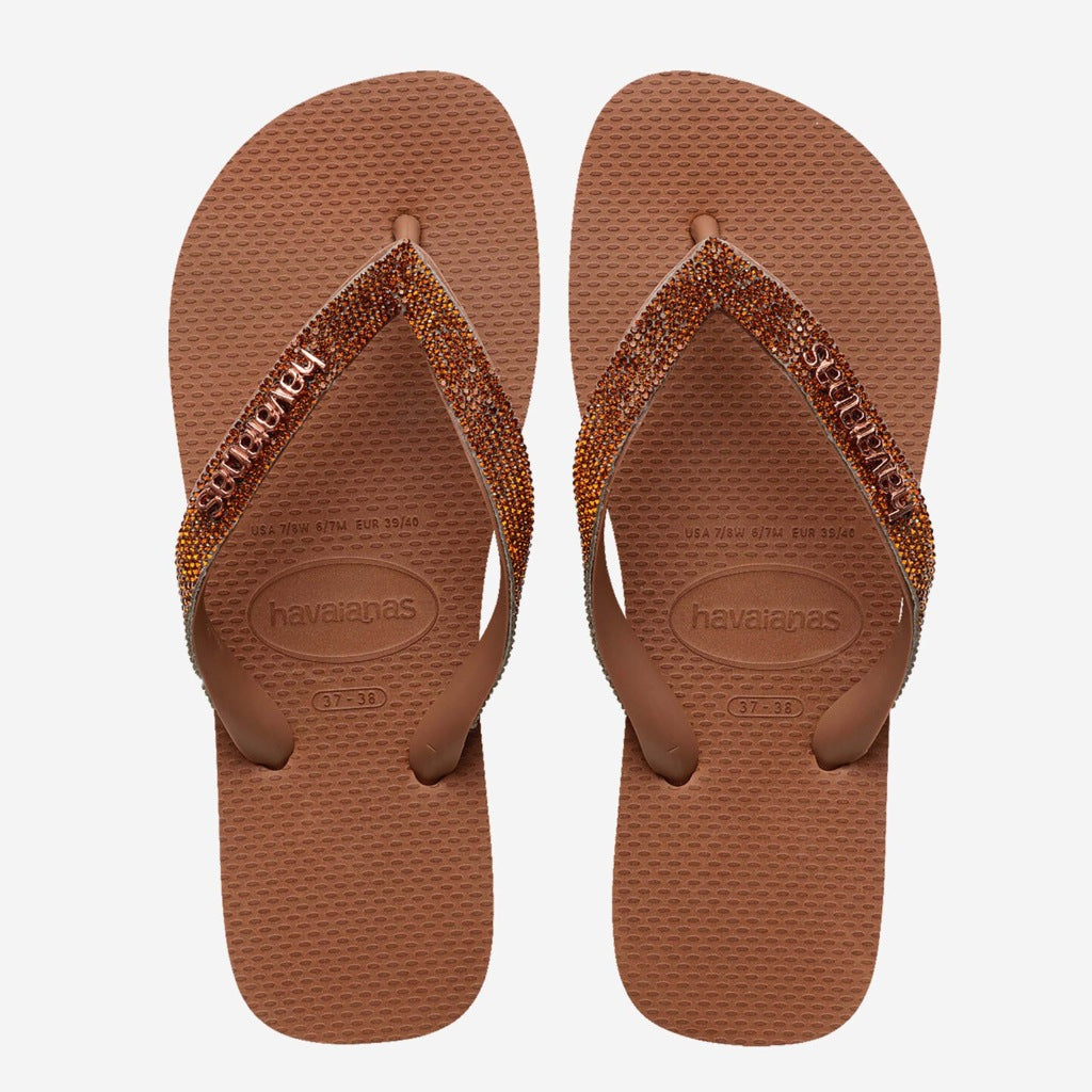 HAVAIANAS HAV. TOP GLOW en color MARRON (1)
