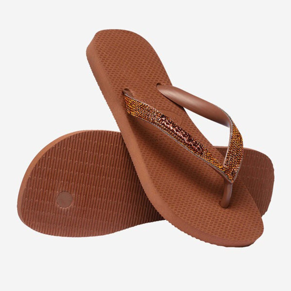 HAVAIANAS HAV. TOP GLOW en color MARRON (4)